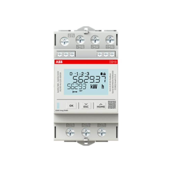 Elektroenerģijas skaitītājs D13 15-M 65 Modbus 3F