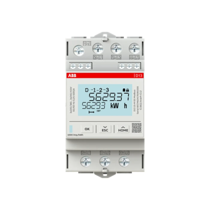 Elektroenerģijas skaitītājs D13 15-M 65 Modbus 3F