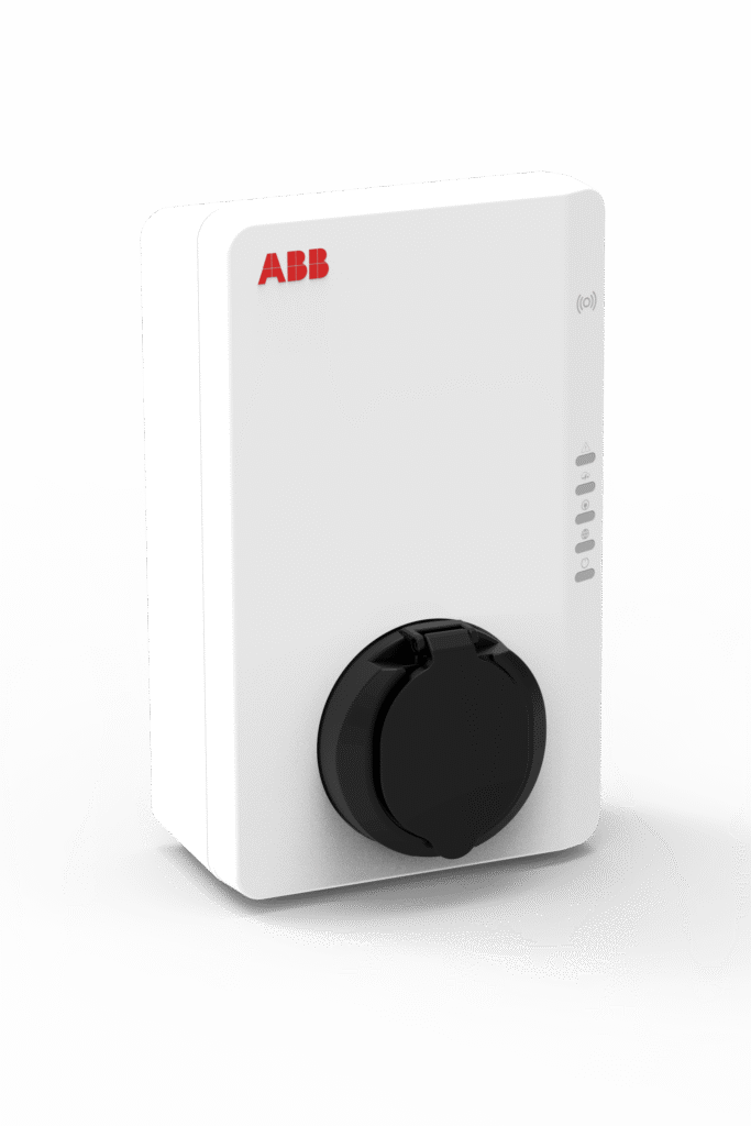 ABB uzlādes stacija Terra AC V2 W11-S-R-V2-0, 11kW, 16A, socket with shutter, type 2, RFID