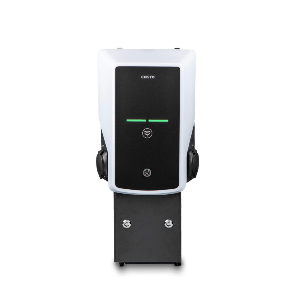 Ensto Wallbox  EVB203E-B4BC 2x22kW T2 RCD 4G