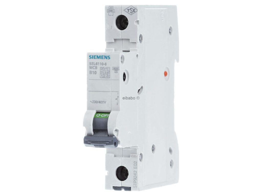 Siemens modulārais automātslēdzis 1F, B-10A, 230/400V, 6kA