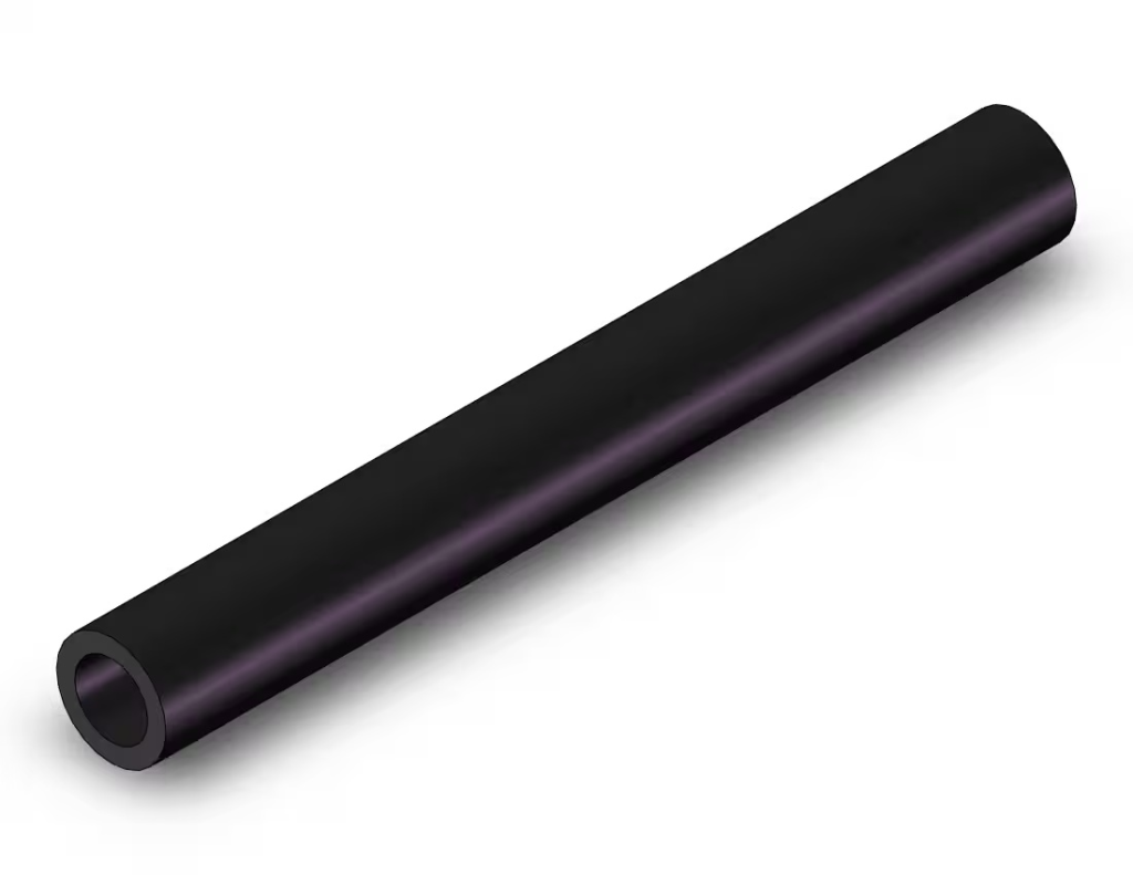 SMC TU1208B-20 poliuretāna pneimatiskā caurule 12 × 8 mm, melna, 20 m